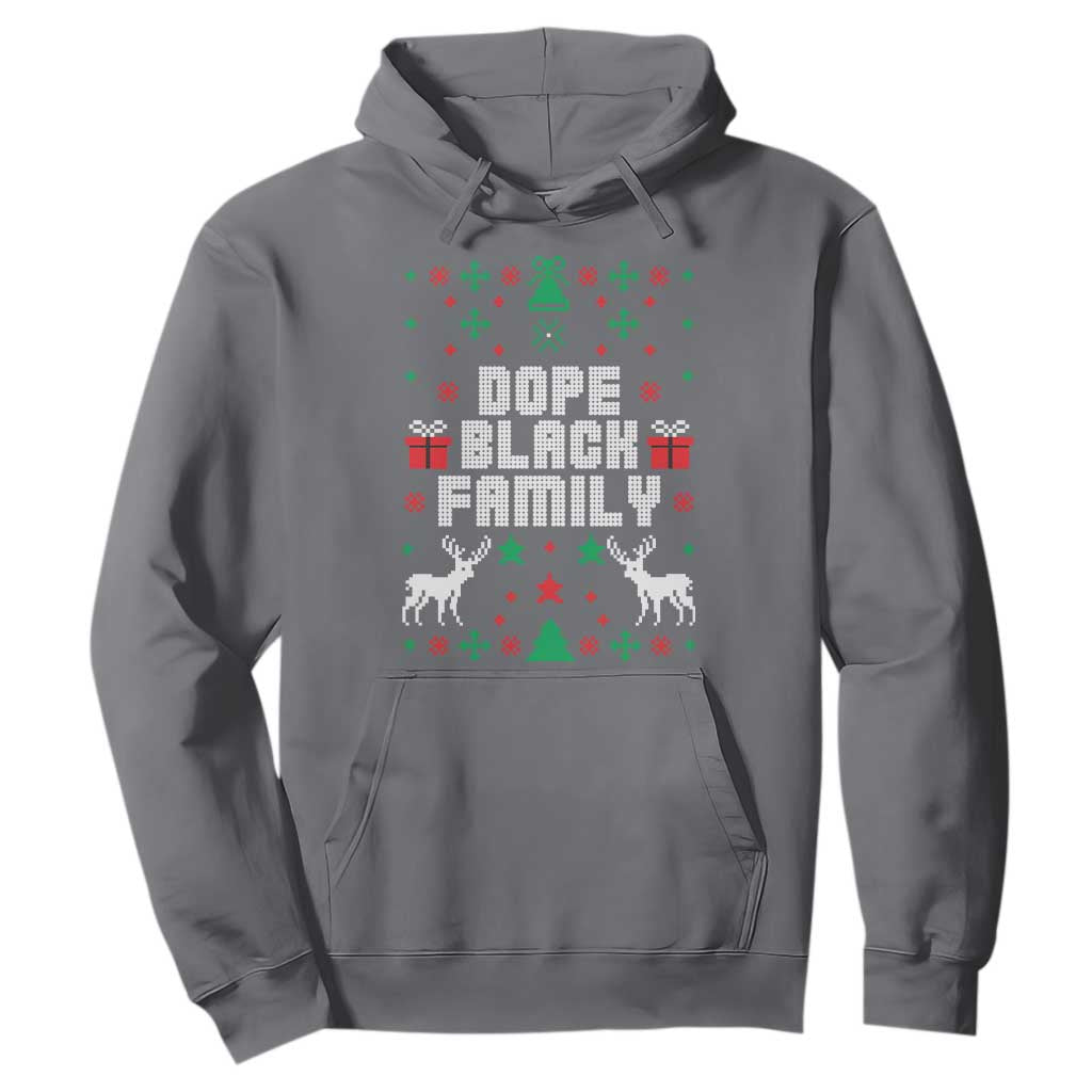 African American Family Christmas Hoodie Dope Black Family Matching Ugly Christmas - African Pride