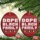 African American Family Christmas Christmas Ornament Dope Black Family Matching Ugly Xmas - African Pride