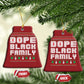 African American Family Christmas Christmas Ornament Dope Black Family Matching Ugly Xmas - African Pride