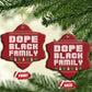 African American Family Christmas Christmas Ornament Dope Black Family Matching Ugly Xmas - African Pride