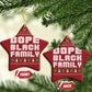 African American Family Christmas Christmas Ornament Dope Black Family Matching Ugly Xmas - African Pride