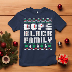 African American Family Christmas T Shirt Dope Black Family Matching Ugly Xmas - African Pride