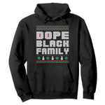 African American Family Christmas Hoodie Dope Black Family Matching Ugly Xmas - African Pride