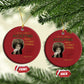 Black History Month Angela Davis Christmas Ornament Black Panther Party Feminist Human Rights Inspirational Quote - African Pride