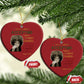 Black History Month Angela Davis Christmas Ornament Black Panther Party Feminist Human Rights Inspirational Quote - African Pride