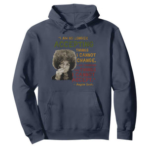 Black History Month Angela Davis Hoodie Black Panther Party Feminist Human Rights Inspirational Quote - African Pride