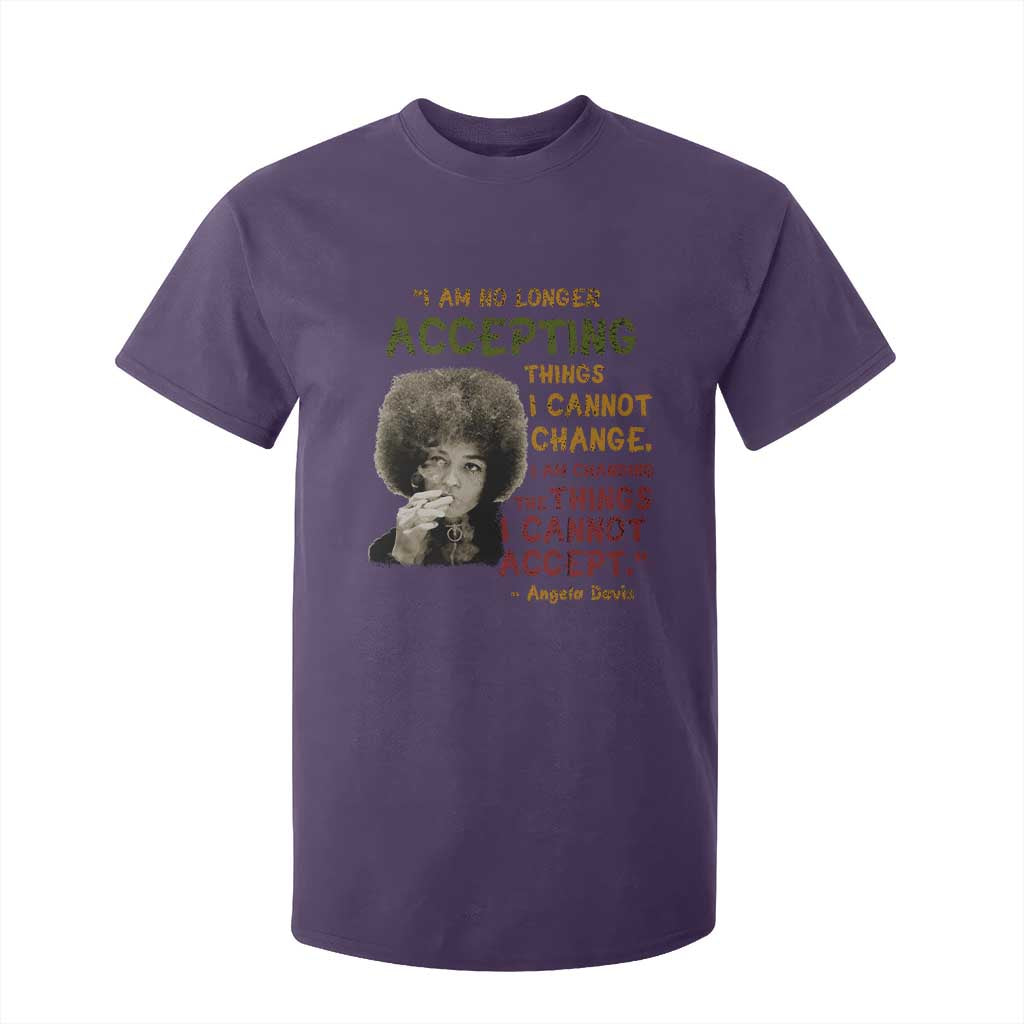 Black History Month Angela Davis T Shirt For Kid Black Panther Party Feminist Human Rights Inspirational Quote - African Pride