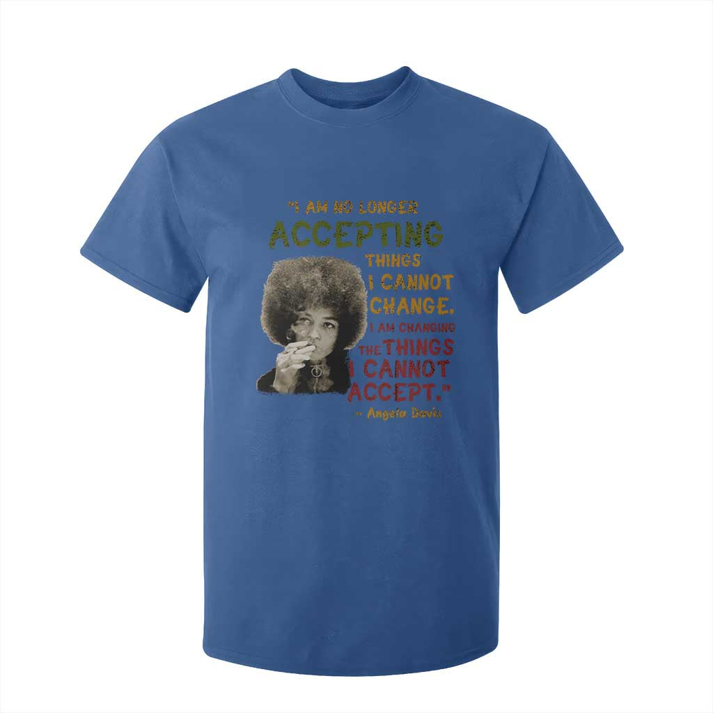 Black History Month Angela Davis T Shirt For Kid Black Panther Party Feminist Human Rights Inspirational Quote - African Pride