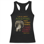 Black History Month Angela Davis Racerback Tank Top Black Panther Party Feminist Human Rights Inspirational Quote - African Pride