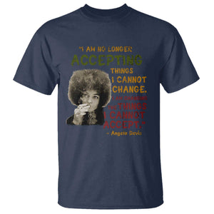 Black History Month Angela Davis T Shirt Black Panther Party Feminist Human Rights Inspirational Quote - African Pride