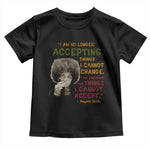 Black History Month Angela Davis Toddler T Shirt Black Panther Party Feminist Human Rights Inspirational Quote - African Pride