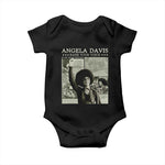 Black History Month Angela Davis Baby Onesie Raise Your Voice Feminist Human Rights - African Pride