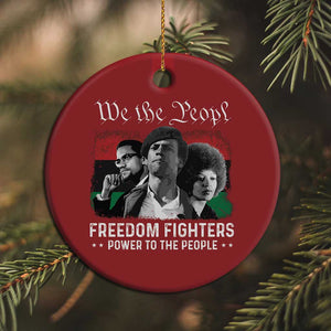 Vintage Black Panther Party Christmas Ornament Huey P. Newton Malcolm X Angela Davis Black History - African Pride