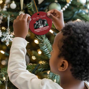 Vintage Black Panther Party Christmas Ornament Huey P. Newton Malcolm X Angela Davis Black History - African Pride