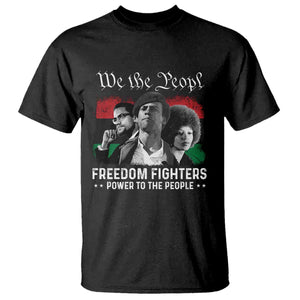 Vintage Black Panther Party T Shirt Huey P. Newton Malcolm X Angela Davis Black History - African Pride