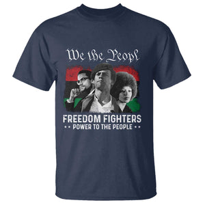 Vintage Black Panther Party T Shirt Huey P. Newton Malcolm X Angela Davis Black History - African Pride