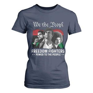 Vintage Black Panther Party T Shirt For Women Huey P. Newton Malcolm X Angela Davis Black History - African Pride