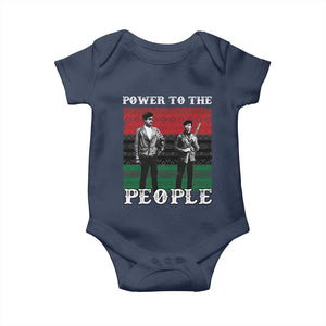 Vintage Black Panthers Party Baby Onesie Power To The People Self Defense Black History - African Pride