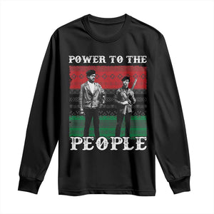 Vintage Black Panthers Party Long Sleeve Shirt Power To The People Self Defense Black History - African Pride