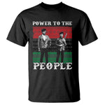 Vintage Black Panthers Party T Shirt Power To The People Self Defense Black History - African Pride