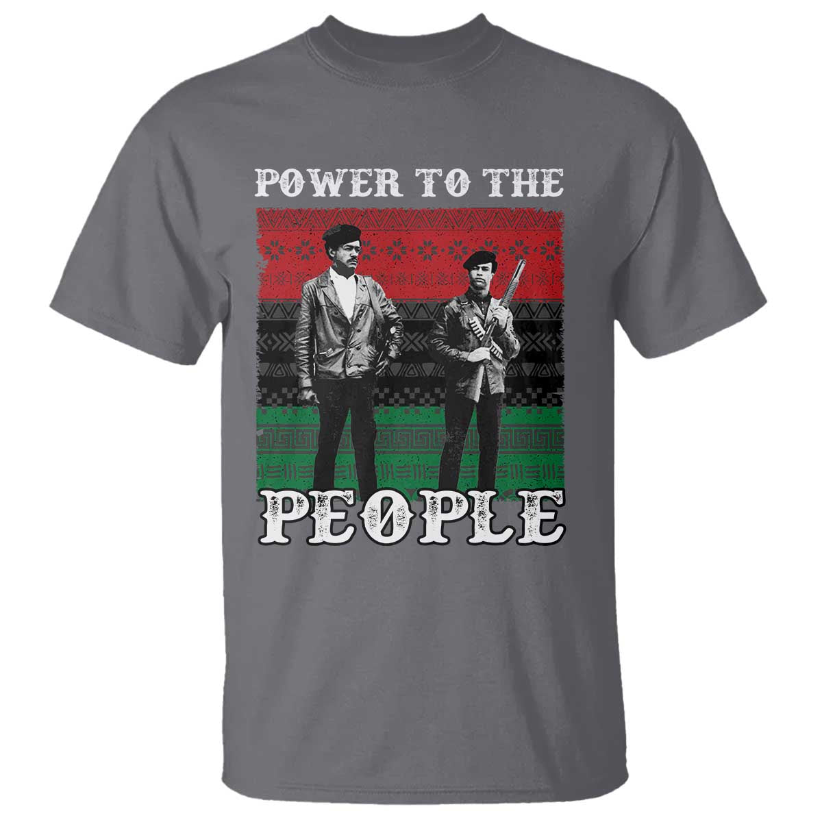 Vintage Black Panthers Party T Shirt Power To The People Self Defense Black History - African Pride