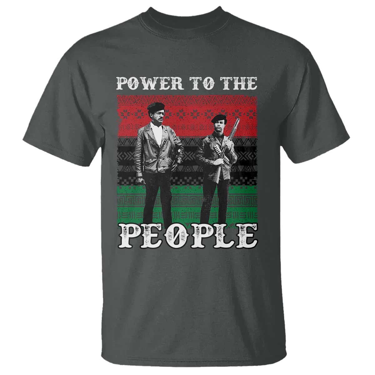 Vintage Black Panthers Party T Shirt Power To The People Self Defense Black History - African Pride