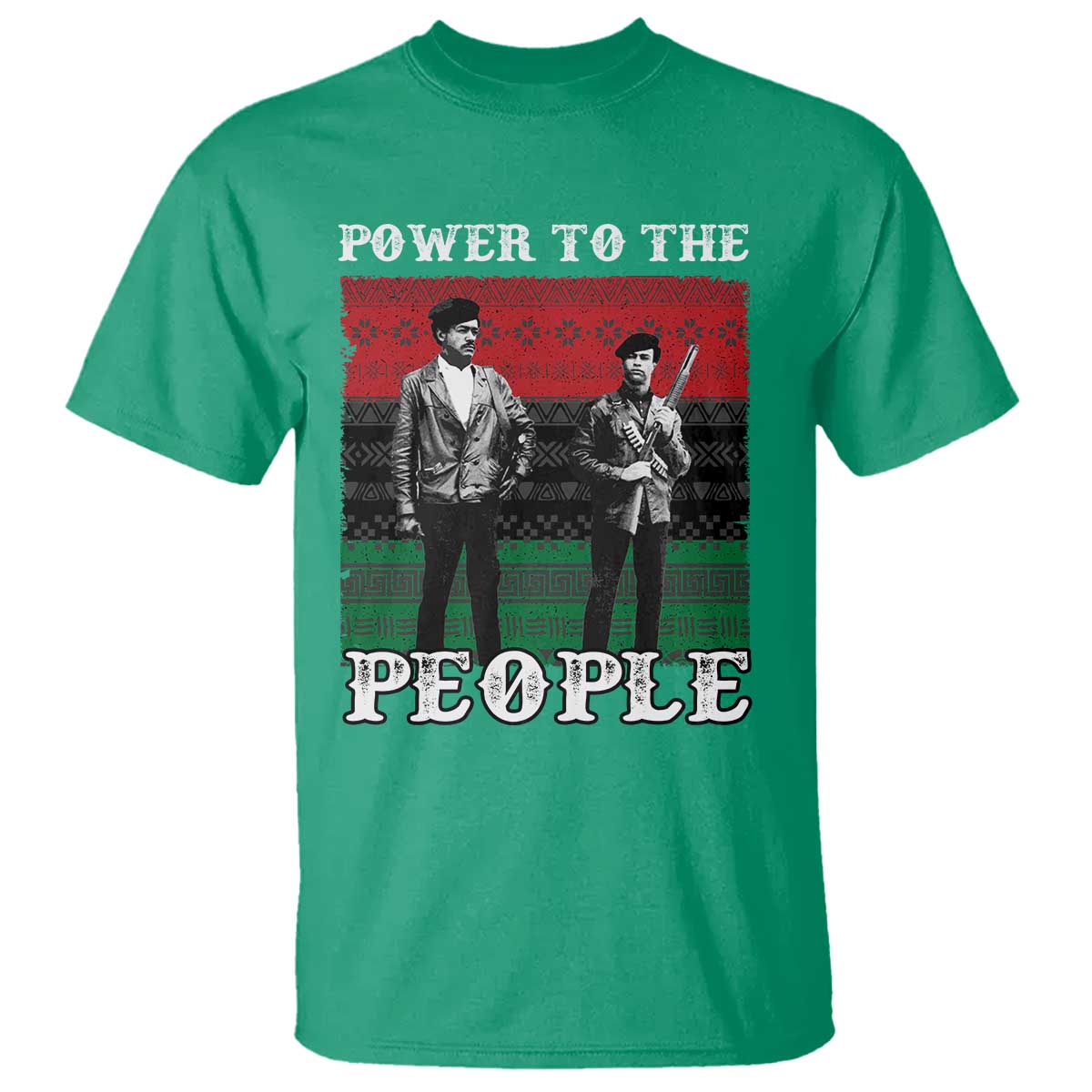 Vintage Black Panthers Party T Shirt Power To The People Self Defense Black History - African Pride