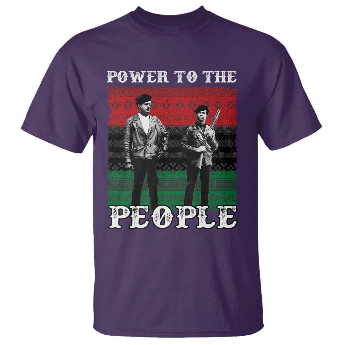 Vintage Black Panthers Party T Shirt Power To The People Self Defense Black History - African Pride