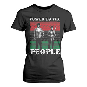 Vintage Black Panthers Party T Shirt For Women Power To The People Self Defense Black History - African Pride