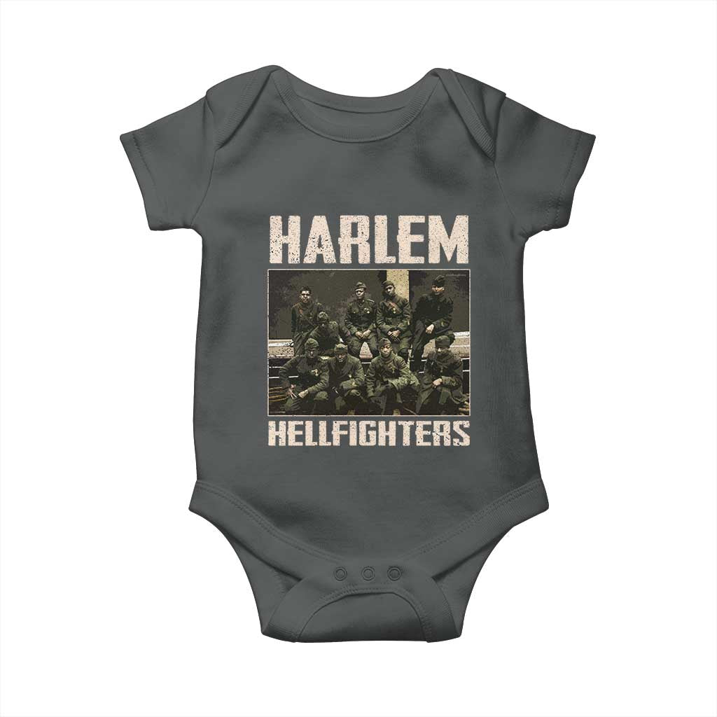 Halem Hellfighters Baby Onesie USA Black Military History Soldiers WWI WWII - African Pride