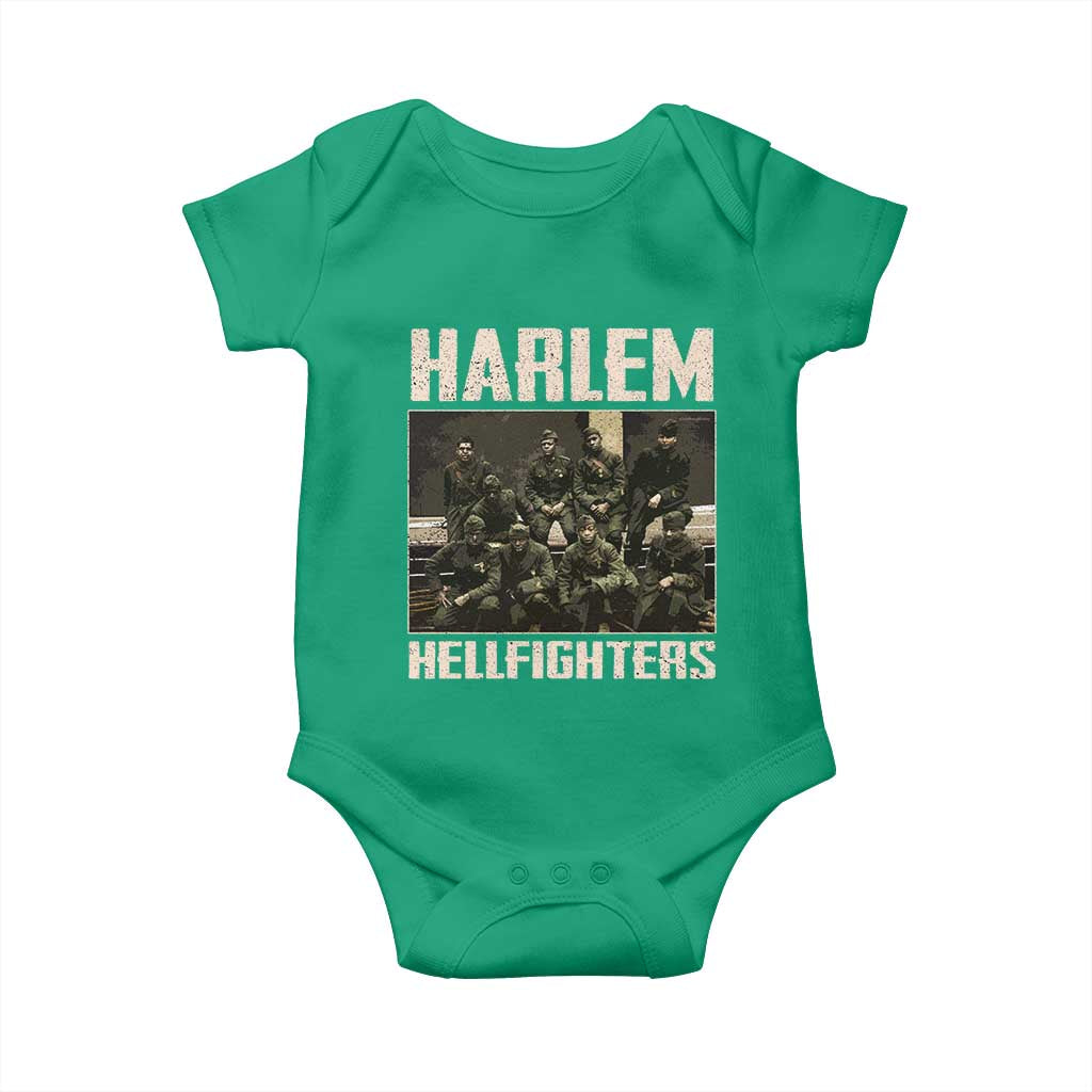 Halem Hellfighters Baby Onesie USA Black Military History Soldiers WWI WWII - African Pride