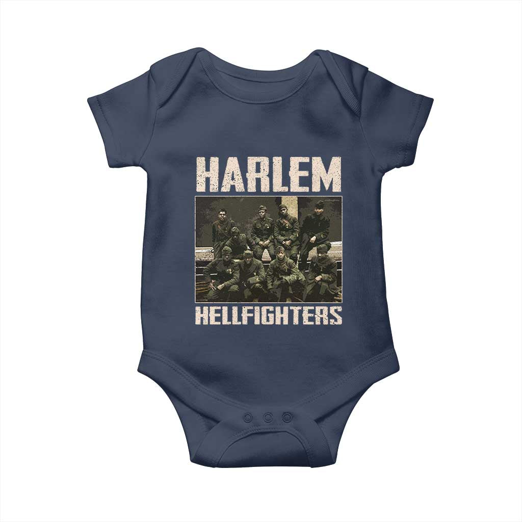 Halem Hellfighters Baby Onesie USA Black Military History Soldiers WWI WWII - African Pride