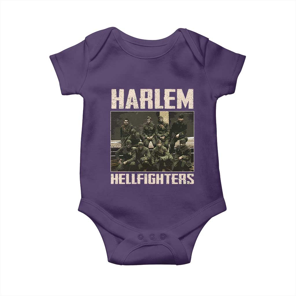 Halem Hellfighters Baby Onesie USA Black Military History Soldiers WWI WWII - African Pride