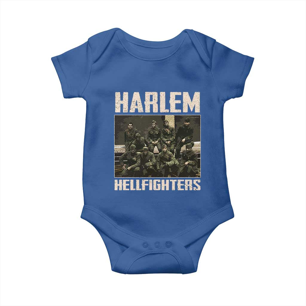 Halem Hellfighters Baby Onesie USA Black Military History Soldiers WWI WWII - African Pride