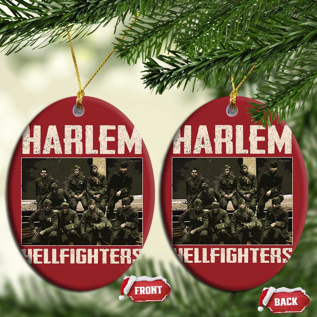 Halem Hellfighters Christmas Ornament USA Black Military History Soldiers WWI WWII - African Pride