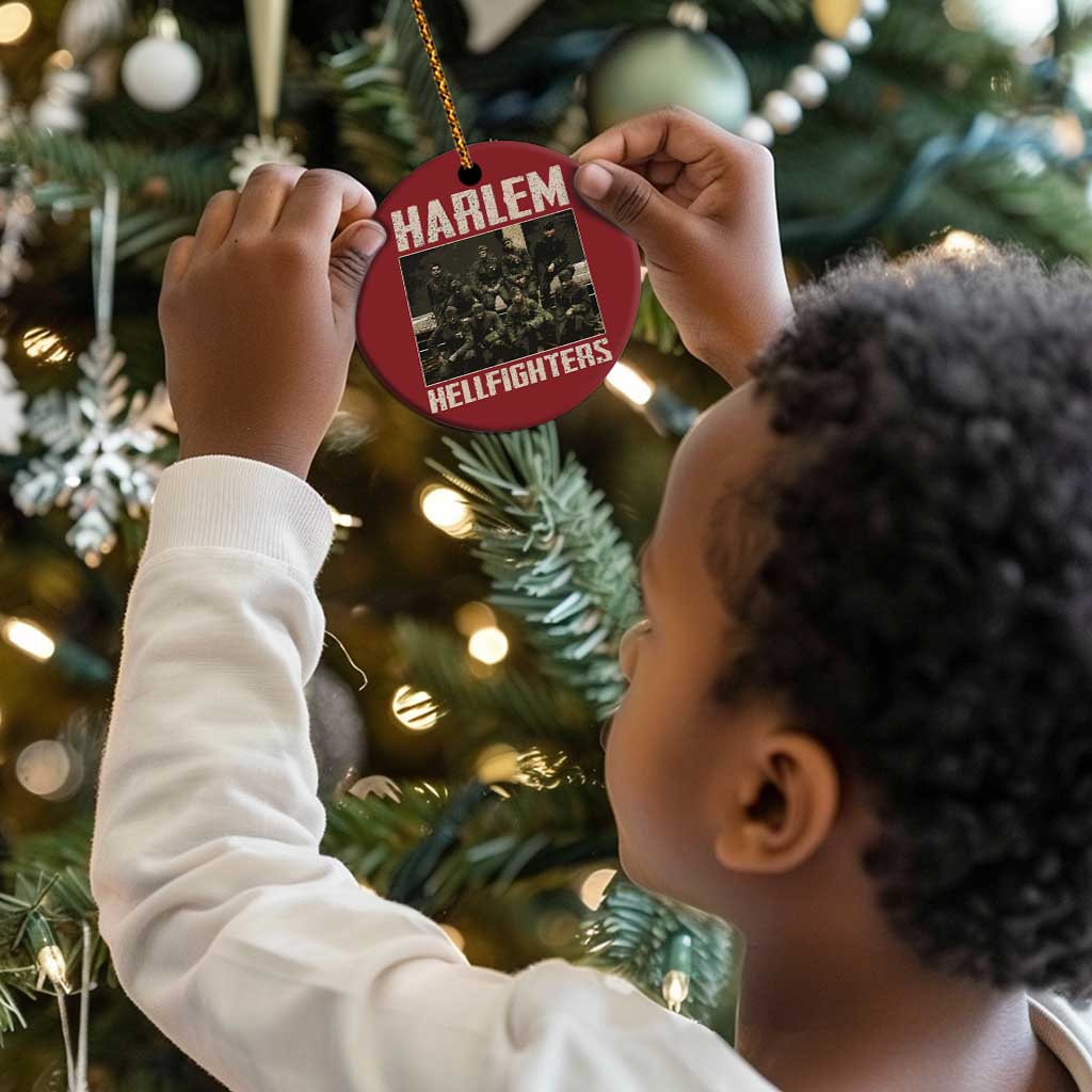 Halem Hellfighters Christmas Ornament USA Black Military History Soldiers WWI WWII - African Pride