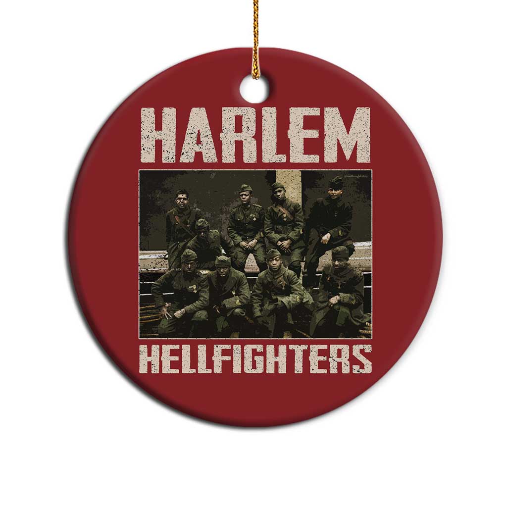 Halem Hellfighters Christmas Ornament USA Black Military History Soldiers WWI WWII - African Pride