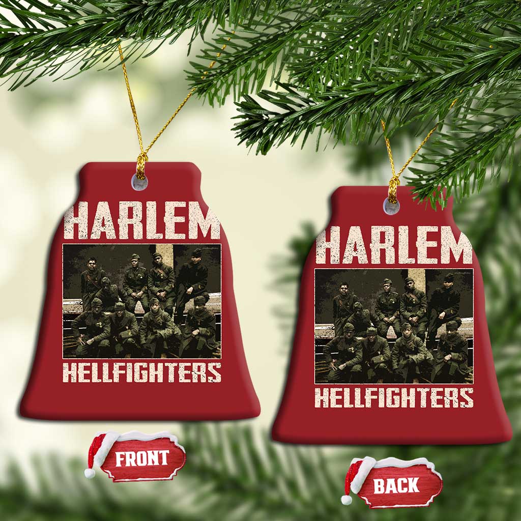 Halem Hellfighters Christmas Ornament USA Black Military History Soldiers WWI WWII - African Pride