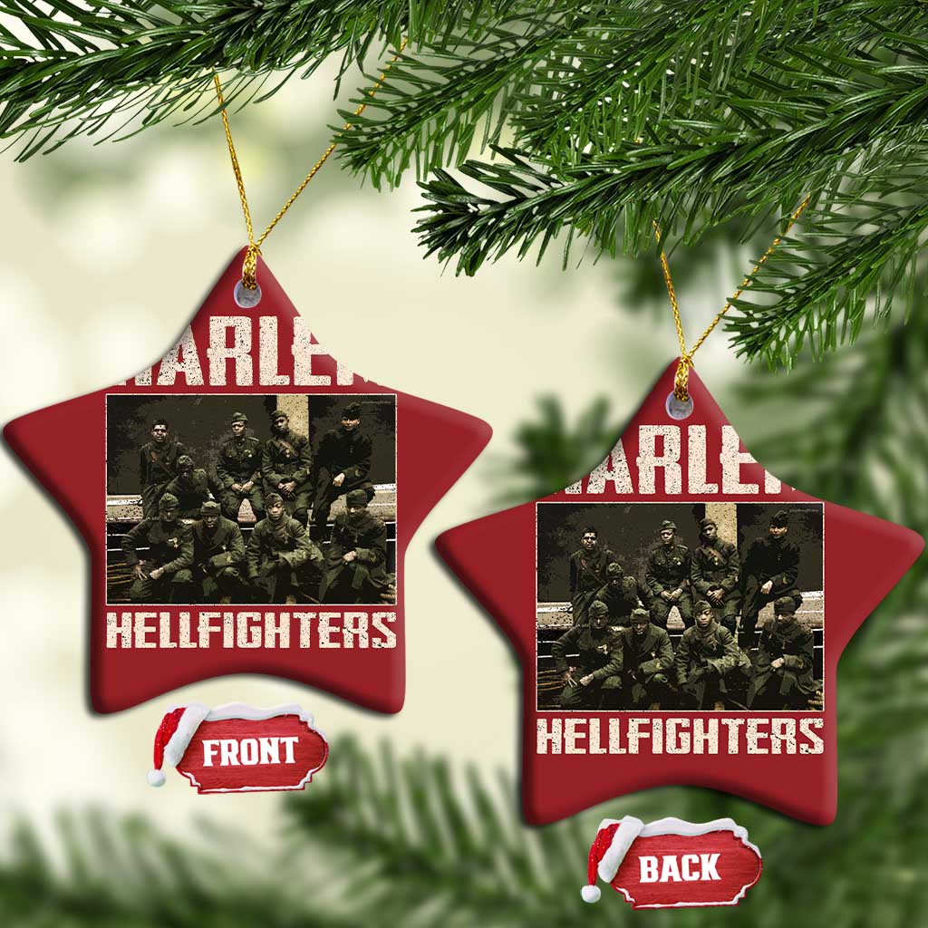 Halem Hellfighters Christmas Ornament USA Black Military History Soldiers WWI WWII - African Pride