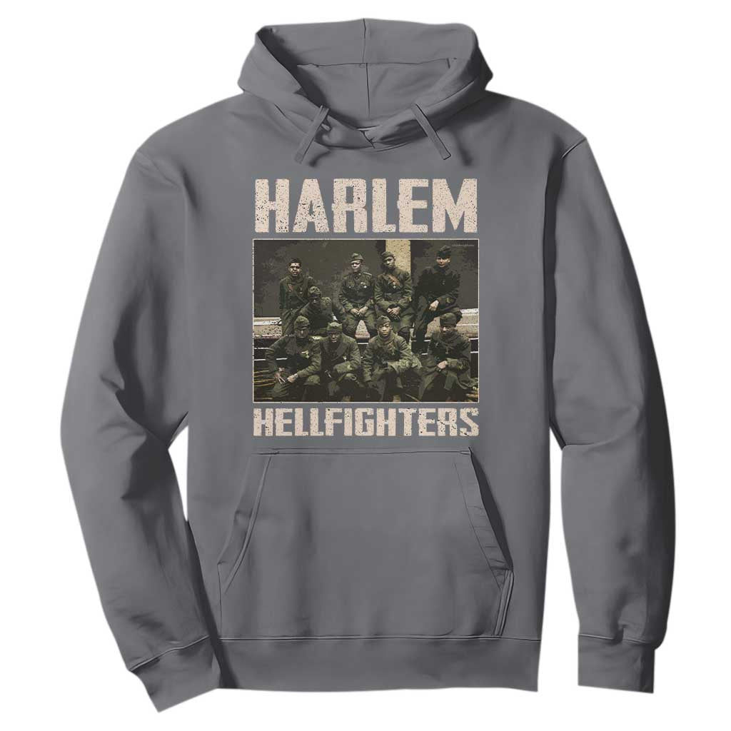 Halem Hellfighters Hoodie USA Black Military History Soldiers WWI WWII - African Pride