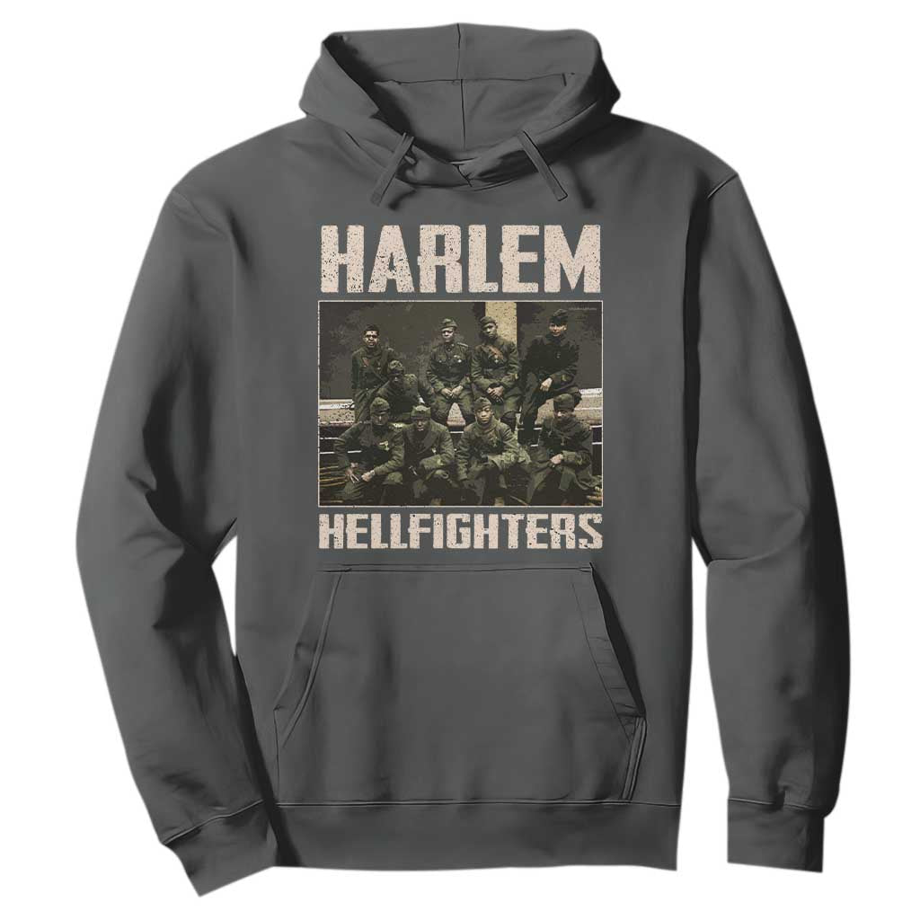 Halem Hellfighters Hoodie USA Black Military History Soldiers WWI WWII - African Pride
