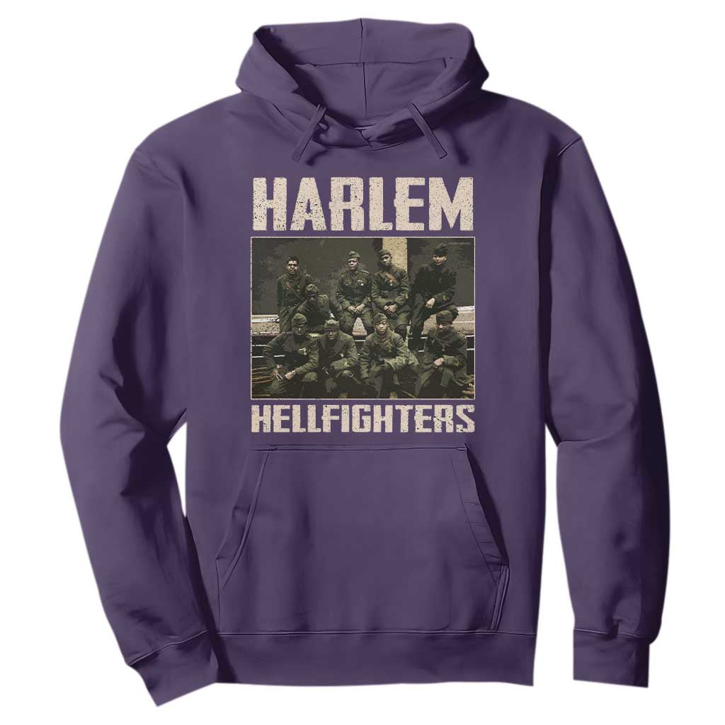 Halem Hellfighters Hoodie USA Black Military History Soldiers WWI WWII - African Pride
