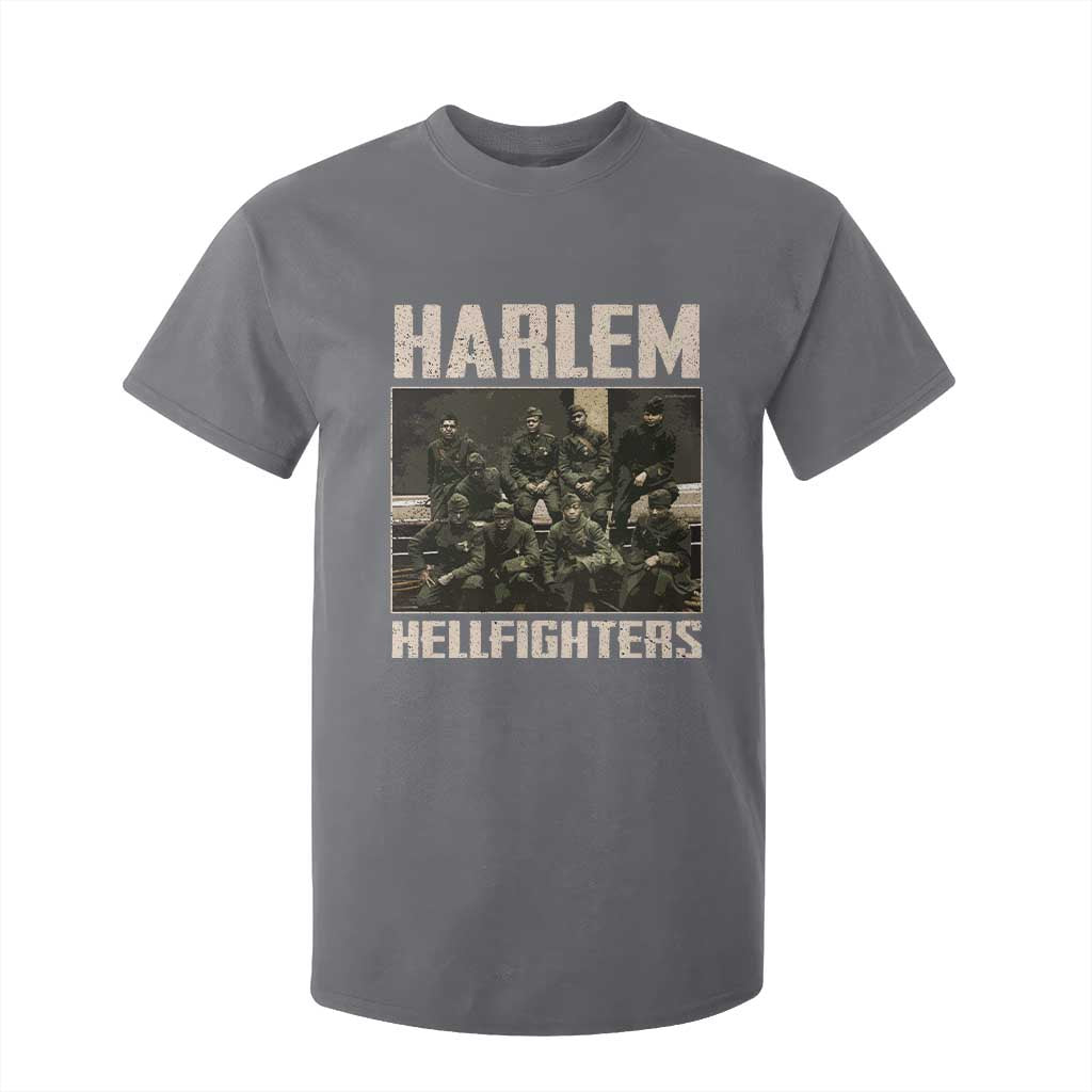 Halem Hellfighters T Shirt For Kid USA Black Military History Soldiers WWI WWII - African Pride