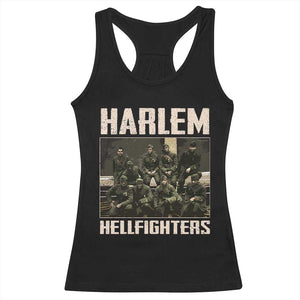Halem Hellfighters Racerback Tank Top USA Black Military History Soldiers WWI WWII - African Pride