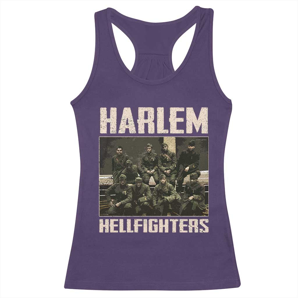 Halem Hellfighters Racerback Tank Top USA Black Military History Soldiers WWI WWII - African Pride