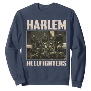 Halem Hellfighters Sweatshirt USA Black Military History Soldiers WWI WWII - African Pride