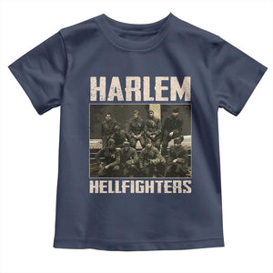 Halem Hellfighters Toddler T Shirt USA Black Military History Soldiers WWI WWII - African Pride