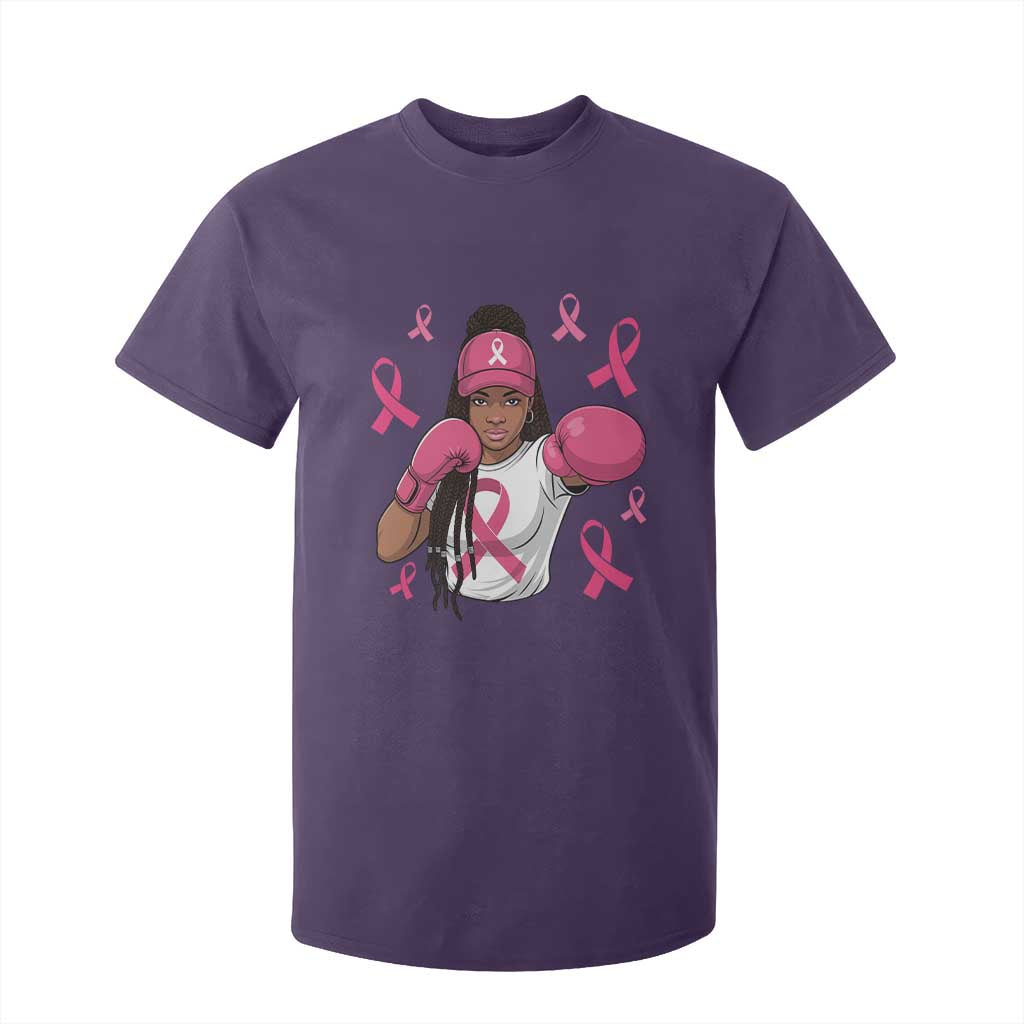 Black Women Fight Breast Cancer Awareness T Shirt For Kid Pink Ribbon African American