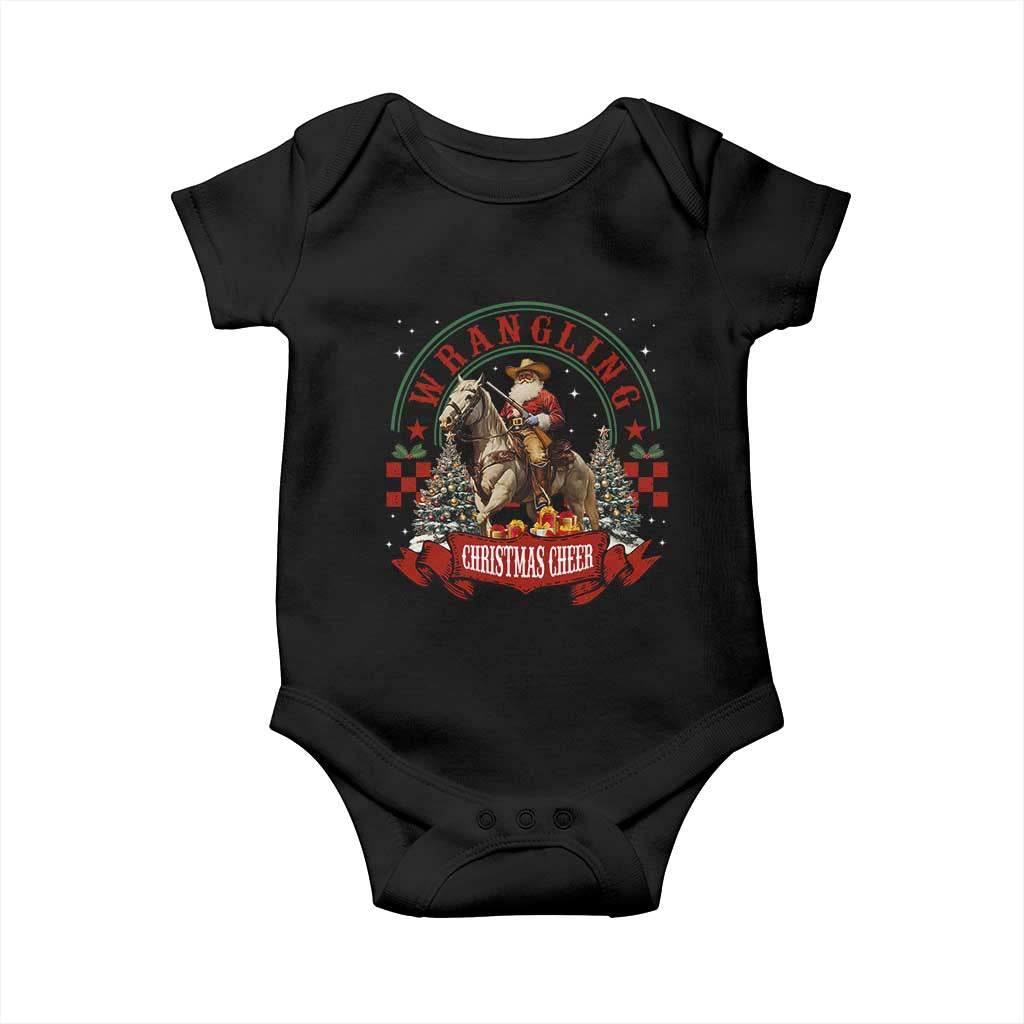 Western Christmas Baby Onesie Howdy Country Christmas Horse Xmas Cheer - African Pride
