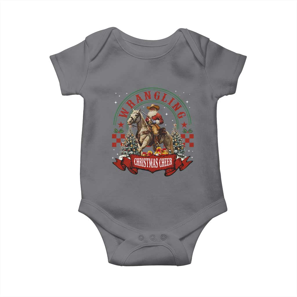 Western Christmas Baby Onesie Howdy Country Christmas Horse Xmas Cheer - African Pride